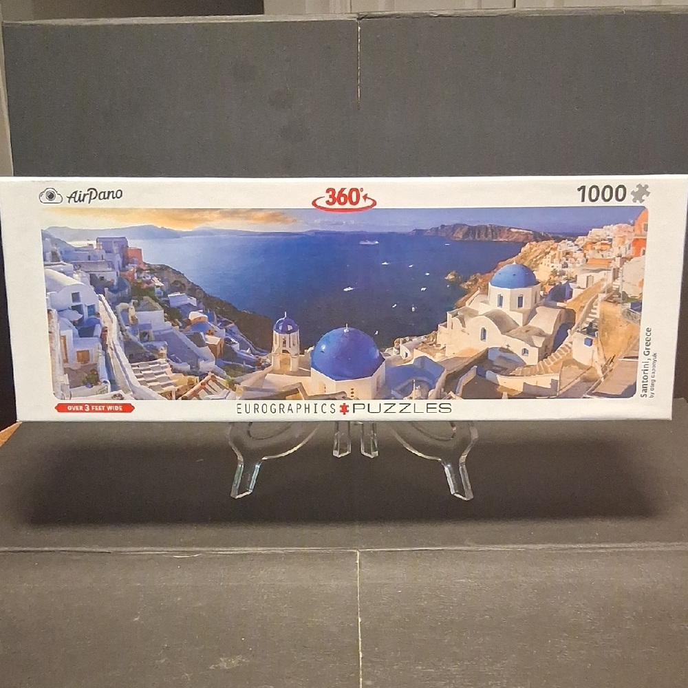 Eurographics Santorini 1000-Piece Puzzle - Blue and White